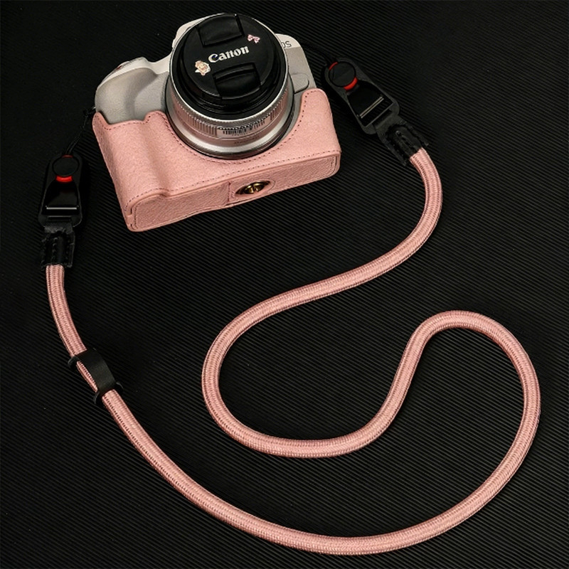 Dây Đeo Máy Ảnh Dạng Tròn Đa Năng - Thời Trang Cao Cấp, Phù Hợp Canon, Sony, Fuji, Nikon