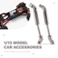 Trục truyền động kim loại MN78 với 3mm đến 4mm Trục tay áo cho MN78 MN-78 MN 78 1 / 12 RC Xe nâng cấp các bộ phận
