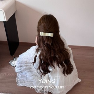 Kẹp tóc nữ Hoa hồng anh đào nơ chuối - phụ kiện tóc thời trang