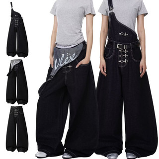 Quần yếm denim nam GKSSS phong cách cao cấp và trung tính