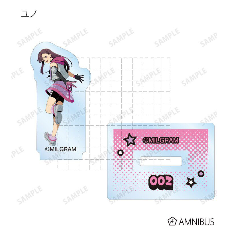 Chân đế Mini Acrylic MILGRAM - Futa Kajiyama, Mu Kusunoki, Kotoko Yuzuriha, Bộ sưu tập hình Anime