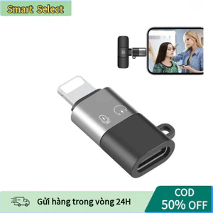 【COD】Bộ chuyển đổi OTG IOS to Type C chính hãng, dùng cho mic Lavalier không dây, kết nối ổn định, âm thanh rõ nét.