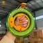 1 Chiếc Dây Xoắn Ngoài Trời Tròn Màu Xanh Lá Cây Cầm Cho Fying Diều 150-600 Mét Cuộn Diều Dây Bánh Xe Lửa Tay Cầm Bay Dụng Cụ Mới