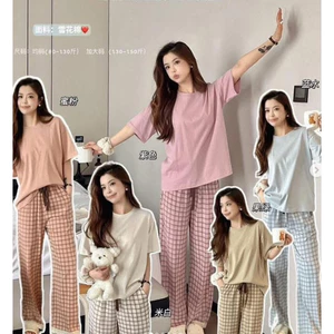 BỘ NGỦ MO.TI.E QUẦN KẺ CARO NỮ