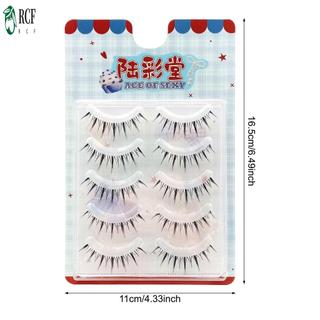 Lông mi Full Strip Natural Look - Phần mở rộng lông mi trong suốt để trang điểm