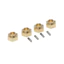 4 Đồng Ổn Định Bánh Xe Trọng Lượng Lục Giác Adapter Đầu Nối Phụ Tùng Thay Thế Cho Trục SCX24 AXI90081 1 / 24 RC Xe