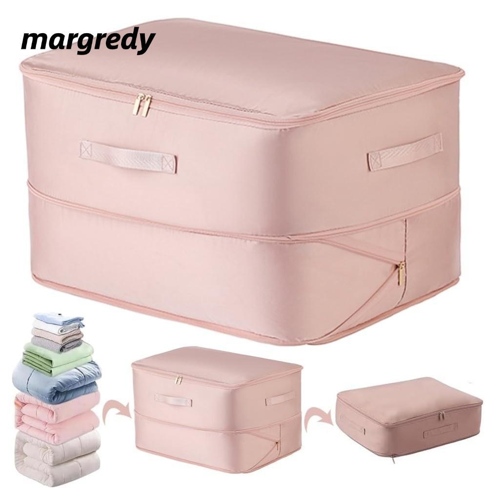 MARGREDY túi tự nén tổ chức, túi bảo quản quần áo/áo khoác dung tích lớn, cao cấp, gập gọn, phân loại đồ du lịch