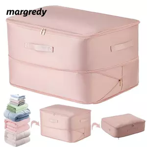 MARGREDY túi tự nén tổ chức, túi bảo quản quần áo/áo khoác dung tích lớn, cao cấp, gập gọn, phân loại đồ du lịch