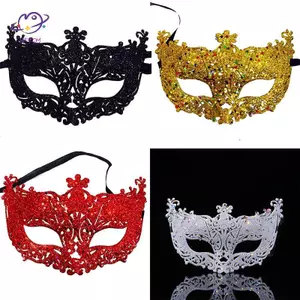 HFTOY Mặt nạ hóa trang Venice sang trọng dành cho nữ Cô gái Mặt nạ mắt cáo gợi cảm cho váy lạ mắt ~