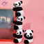 HFTOY Kawaii Panda Sang Trọng Đồ Chơi Búp Bê Động Vật Mềm Gấu Trúc Kẹp Ôm Rèm Kẹp Đồ Chơi Búp Bê ~
