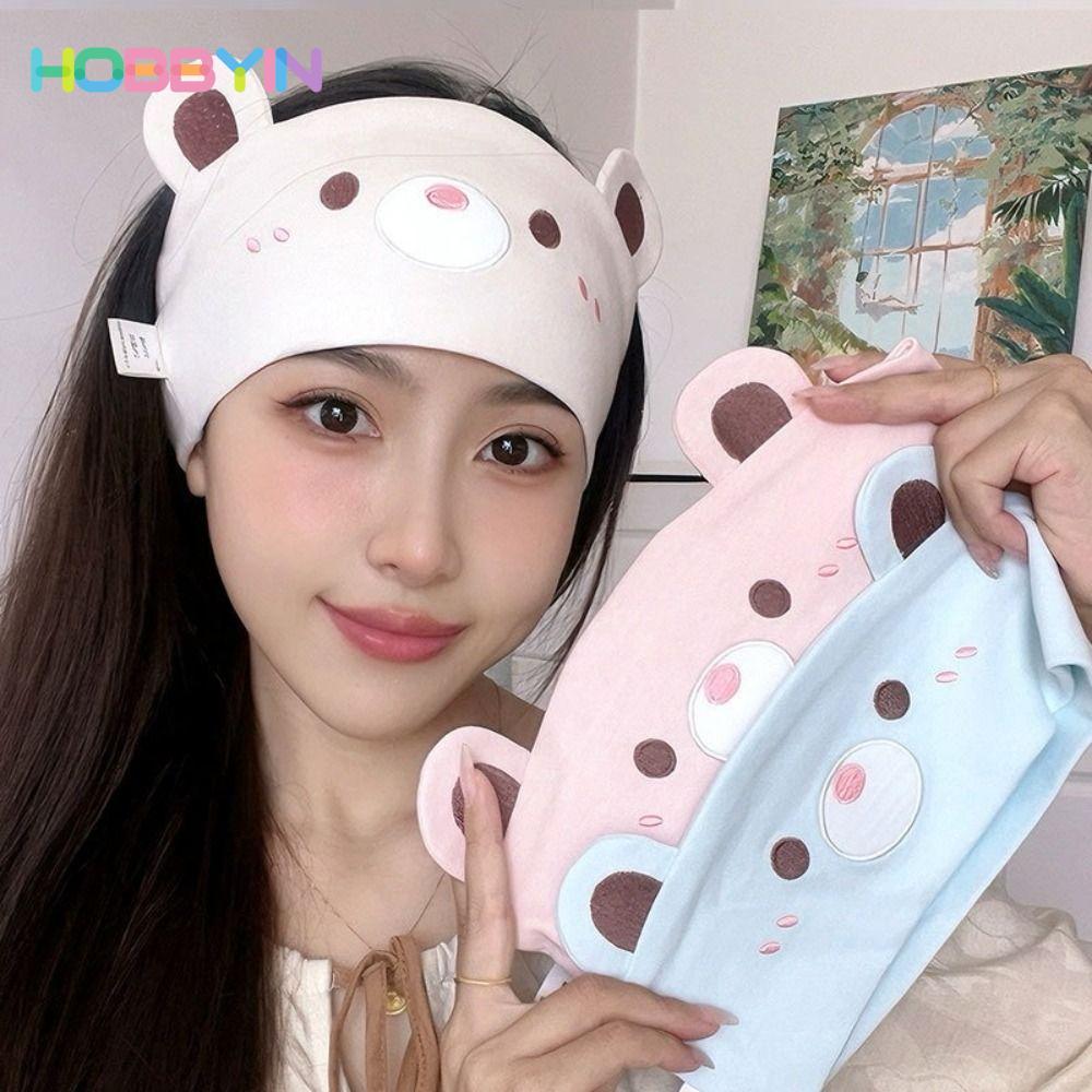 Mũ trùm đầu bà bầu Hobbyin - Dưỡng ẩm sau sinh, chống gió bằng vải cotton