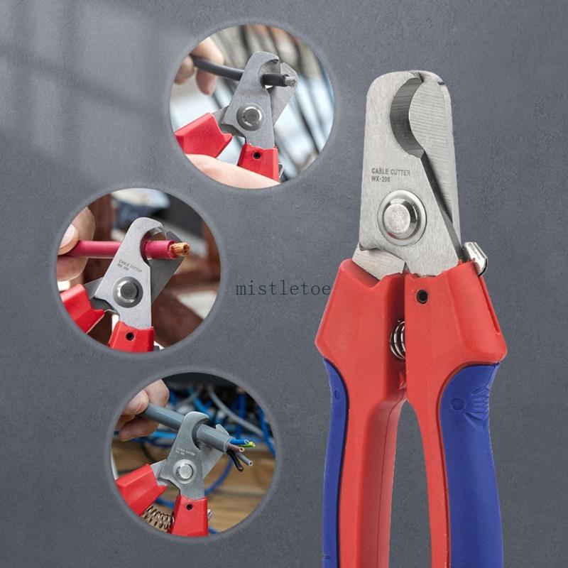 MIS WX206 6 Kìm dây 7 inch Hướng dẫn sử dụng cắt cáp thép Carbon đa chức năng