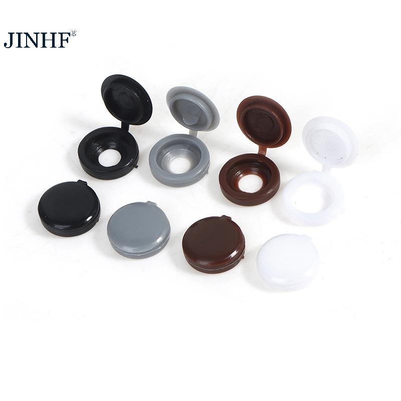 JINHF 100 Chiếc Nắp Đầu Vít Thiết Thực Tự Bắt Vít Đai Ốc Bu Lông Vỏ Bảo Vệ HOT