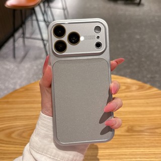 Phim Bảo Vệ Ống Kính Kính Mạ Điện Cam Hoa Hồng Hồng Lấp Lánh Bột Điện Thoại Cho iPhone 17Promax 17Pro 14 15 16 Pro Max Chống Sốc Nữ Vỏ Di Động