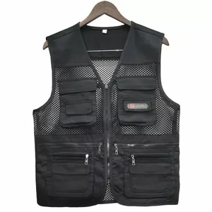 Áo vest nam mỏng nhẹ, nhanh khô mùa hè, nhiều túi tiện lợi cho câu cá và chụp ảnh