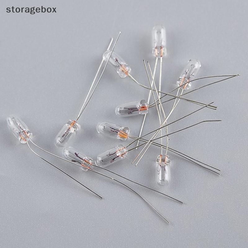[Hộp lưu trữ] 25 bóng 5mm 4mm 3mm mini 12V trong suốt, vonfram, dùng cho nút chuyển, đèn báo