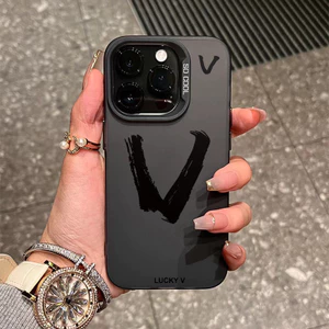 Đơn giản chữ V Đối với iPhone16promax/15pro Phantom Shell 13 Đơn giản 14 Mới