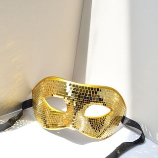 ASDFGER Hóa Trang, Gương Che Mắt Bóng Sáng Lấp Lánh Mặt, Disco Bạc Đảng Đạo Cụ Mardi Gras Cosplay Hóa Trang