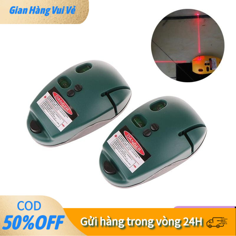 【24H】Dụng cụ đo bằng tia laser độ chính xác cao đa năng góc 90 độ 2 đường