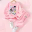 Bộ áo Hoodie và quần Kuromi dành cho trẻ em Trang phục hai mảnh dài tay thường ngày