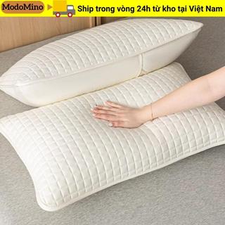 Vỏ gối MODOMINO, Tấm bảo vệ gối lớp cách ly bằng vải Cotton, Vỏ gối chống thấm nước chống mồ hôi thoải mái cho hộ gia đình