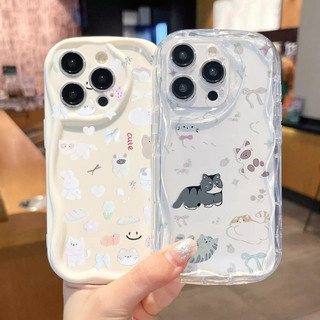 Ốp Điện Thoại Động Vật Nơ Hoạt Hình Cho Huawei Honor X5C X7D X9D 400 Pro Lite X6B X8B X7B X9B X5B X6C X8C X6A X8A X5 X7A Vỏ Họa Tiết Dễ Thương Chống Sốc Trong Suốt Mềm Bảo Vệ Camera