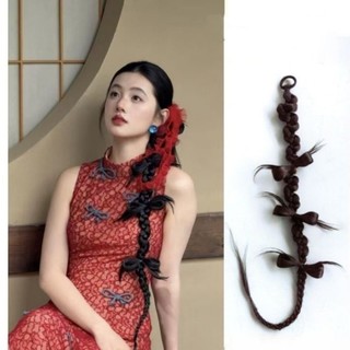 Tóc giả bện cô dâu, tạo kiểu đẹp cho chụp ảnh