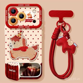 Thích hợp cho iphone17promax Cute Horse P40PRO Ốp điện thoại sáng tạo S19 trọn gói