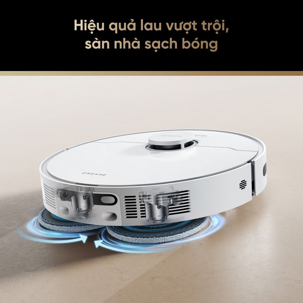 Robot hút bụi lau sàn Dreame D20 Ultra - Bản Quốc Tế - Bảo Hành 24 Tháng - SIDEAL SIA