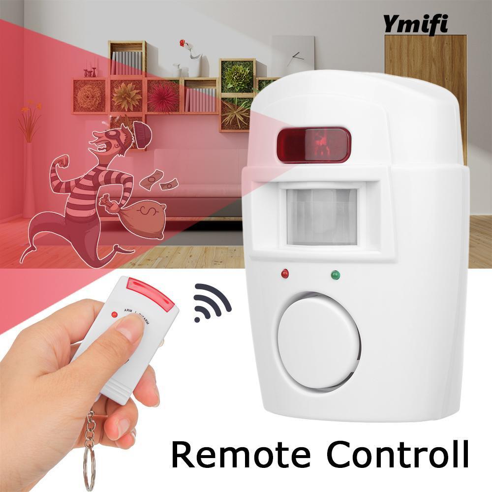 Báo động chống trộm YMIFI 105DB Còi báo động 2 Bộ điều khiển từ xa Cảnh báo chống trộm an ninh gia đình