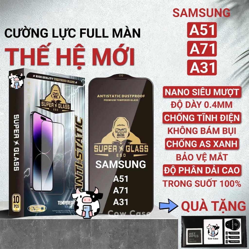 Kính cường lực điện thoại Samsung A51, A31, A71 Miếng dán màn hình cho samsung A51 cường lực samsung