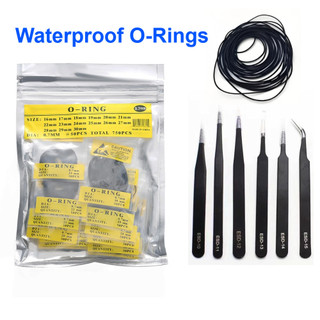 0,5 / 0,6 / 0,7mm Cao su chống nước Vòng chữ O Mặt sau đồng hồ Gioăng 12-30mm Công cụ sửa chữa đồng hồ Vòng chữ O để bảo trì đồng hồ