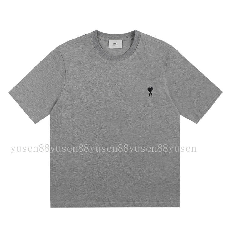 Áo thun đen phong cách mới bằng cotton nguyên chất, cổ tròn, ngắn tay, phù hợp mặc hàng ngày