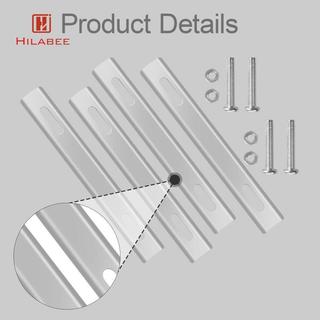 HILABEE 4x Giỏ Xe Đạp Phía Sau, Gắn Bằng Ốc Vít