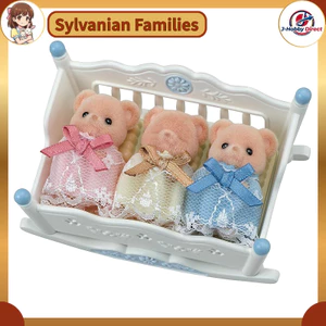 Sylvanian Families Biscuit Bear Triplets Healthy Set FS-63 Ages 3 and Up Toy Dollhouse Epoch