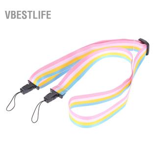 VBESTLIFE Dây đeo cổ máy ảnh thoải mái đầy màu sắc cầu vồng có thể điều chỉnh cho Fujifilm Instax Mini 8 70 Instant Film