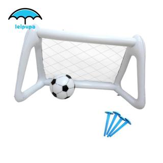 Bộ Mục Tiêu Bóng Đá Mini Di Động PVC, Bơm Hơi Gấp Gọn, Phù Hợp Cho Sân Sau Gia Đình
