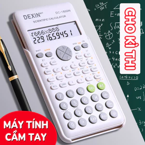 Máy tính khoa học cấp 2 cấp 3 đa năng 240 chức năng, văn phòng phẩm màu pastel sang trọng hỗ trợ học tập hiệu quả