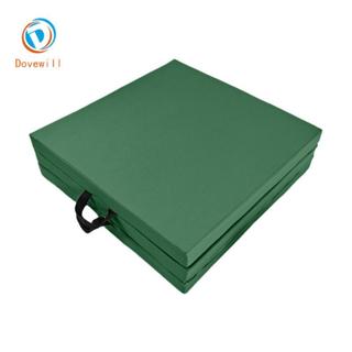 Thảm tập thể dục Dovewill gấp gọn, chống trượt, da PU chống thấm nước