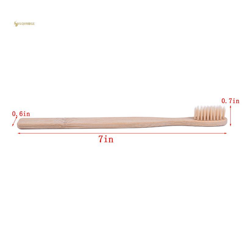 MUQV 10 cái / răng miệng sức khỏe carbon thấp bảo vệ môi trường bàn chải đánh răng than tre n