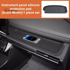 < WHPHous-t > Dành cho Tucson 2024-2026 Bảng điều khiển hành khách phía trước Tấm bảo vệ bằng silicon Miếng đệm khe cửa Phụ kiện trang trí nội thất ô tô