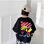 Thương dễ thiết kế chất thun mùa hè graffiti Kanak, Dáng rộng, Áo nguyên, Baju, In.
