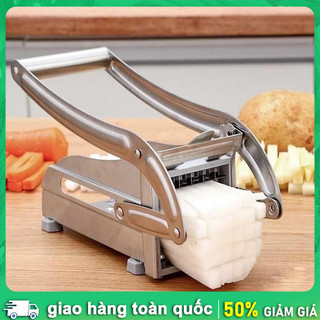 Máy Thái Khoai Tây Công Nghiệp Inox 304 - Công Suất Lớn, Bền Bỉ, Lý Tưởng Cho Quán Ăn, Nhà Hàng