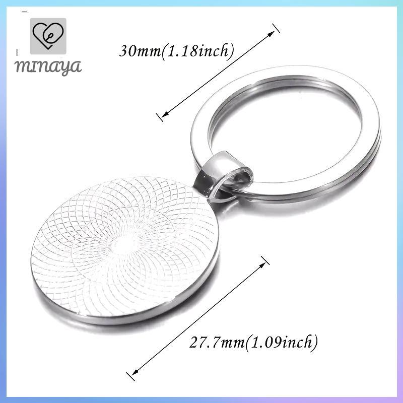 [MINAYA] Móc khóa rồng Âm Dương - Mặt dây chuyền hợp kim thời trang, Thiết kế rồng trắng và trắng, Hoàn hảo cho túi xách, Bapas và quà tặng độc đáo VN