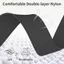 BORAGETE Elastic Bicep Band, Dây đeo thể thao Nylon có thể điều chỉnh thay thế, Dây đeo tay thể thao ấm cúng dệt kim thoáng khí cao cấp cho Amazfit Helio Fitness