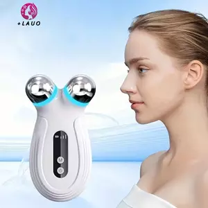 Máy mát xa mặt Microcurrent Springevenstar có đầu kim loại kép Thiết bị mặt EMS để chăm sóc da và sử dụng đường viền tại nhà hoặc Salon Springevenstar