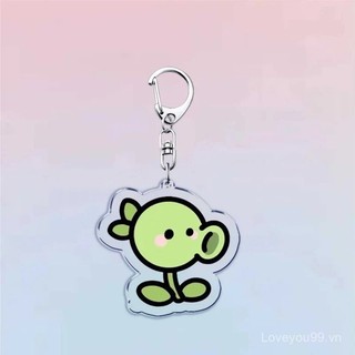 Móc khóa trò chơi điện tử Pvz cho túi phụ kiện thời trang game thủ Plants Garden Warfare, móc khóa trang sức hoa hướn