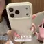 Chân thỏ ngọt ngào cho trường hợp iPhone 17Pro 15plus Nhật Bản Hàn Quốc 1312pro Tính cách 11 lỗ lớn