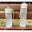 Cốc nước SUNKISSD, có dây buộc Chai nước thể thao dung tích lớn, Cốc nhựa 800ML mờ trong suốt cho trẻ em