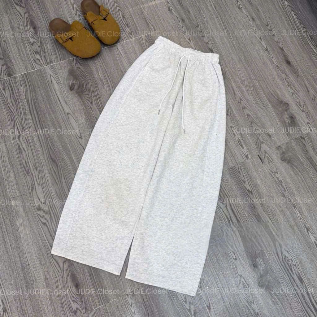 sét bộ đồ nữ Quần dài da cá xám đậm chữ kí + phối áo phông  màu trắng mặc lên tôn da